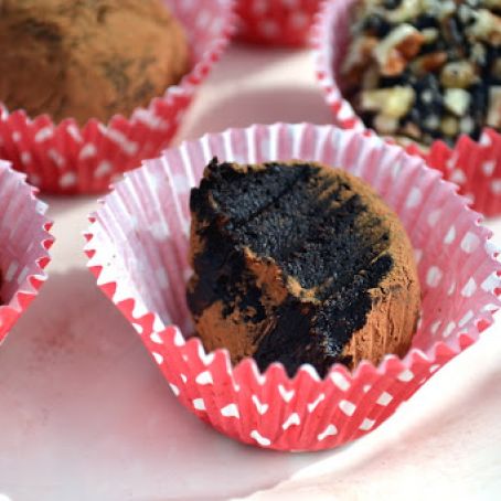 DARK CHOCOLATE AVOCADO TRUFFLES